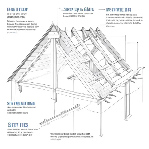 Покрокова інструкція для монтажу крокв двосхилого даху