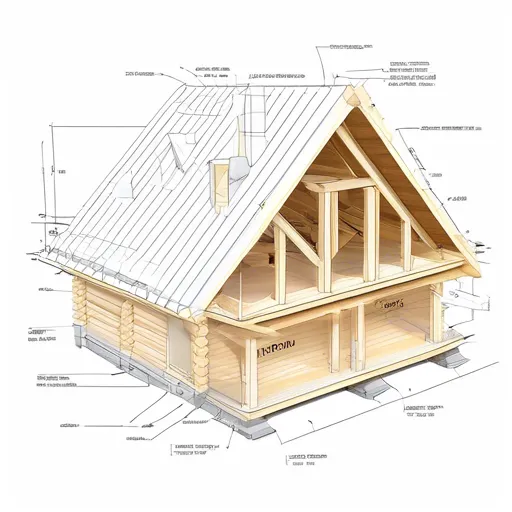 Двухскатная крыша на деревянном срубе: технологии и способы реализации Двухскатная крыша для деревянных домов: инновационные решения и технологии