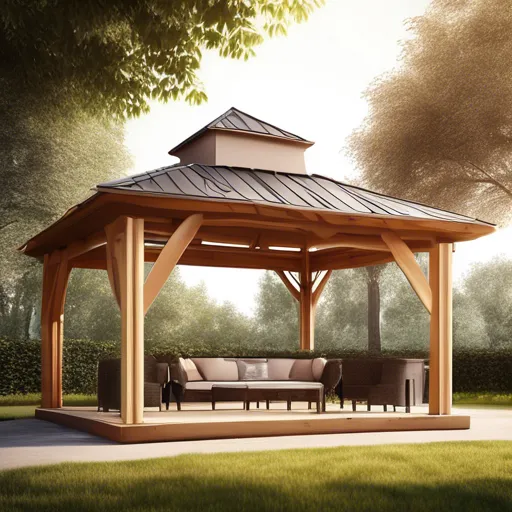 Альтанка з похилим дахом: рекомендації та практичне будівництво