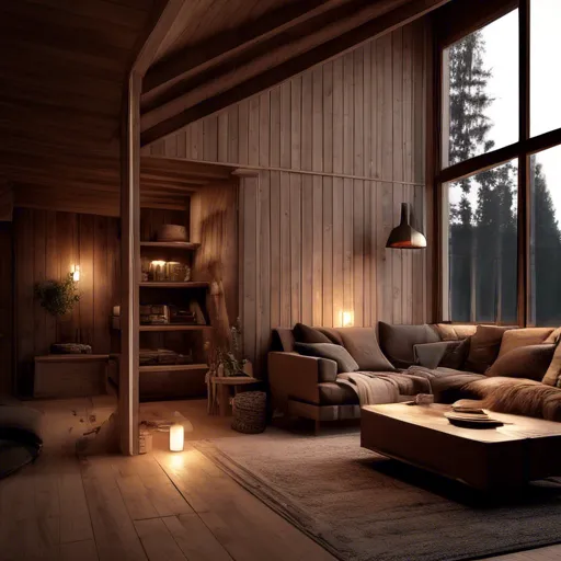 Комфорт в деревянном доме: лучшие материалы и идеи