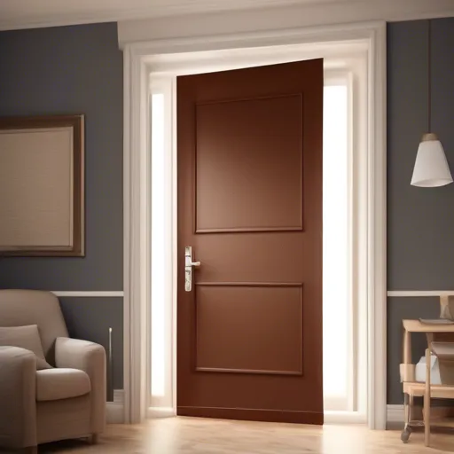 Door decoration with leatherette: step-by-step instructions for beginners