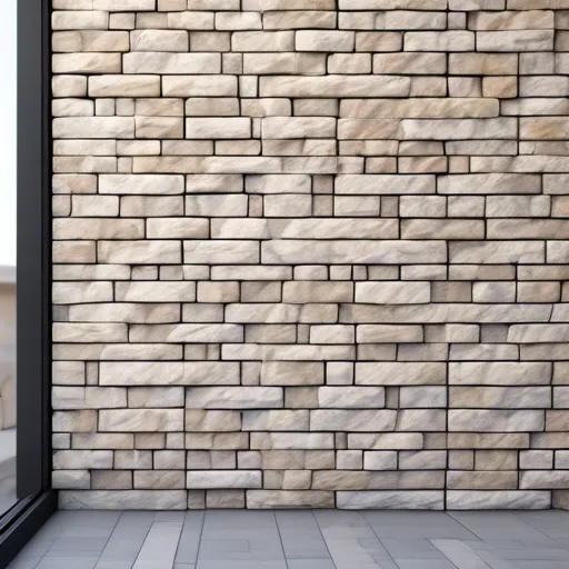 Arten von Fassadenplatten für Stein: Installations- und Auswahltipps Detailansicht von Fassadenplatten in Steinoptik