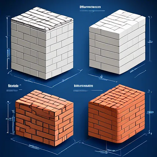 Auswahl zwischen Voll- und Hohlziegeln: Vergleich und Vorteile.