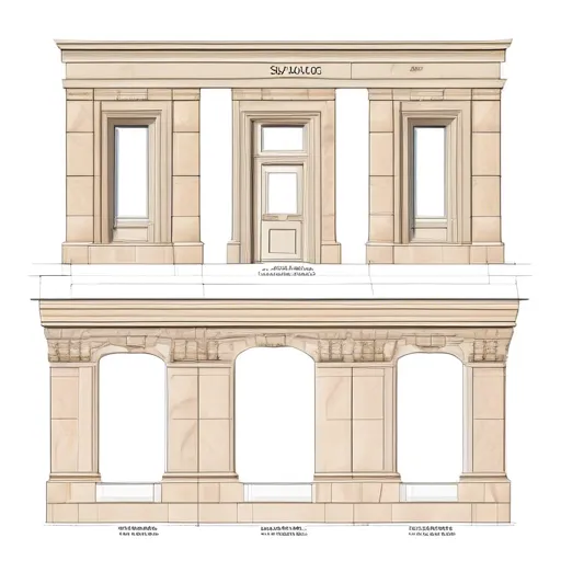 Fachada elegante em arenito: pedra natural para sofisticação