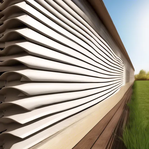 Bande coupe-vent pour tôle profilée : durabilité et stabilité.