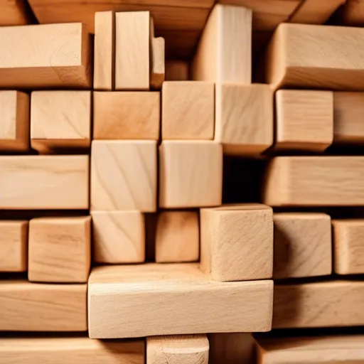 Casa de blocos de madeira: a melhor solução para decorar seu espaço