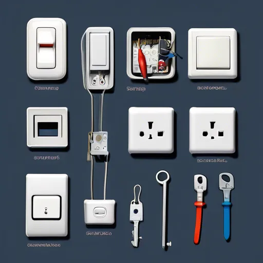 Comparison of conventional and integrated electrical switches