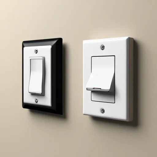 Comparison of conventional and integrated electrical switches