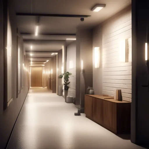 Moderní a efektívne osvetlenie chodby