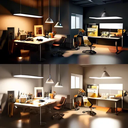 Какво да вземете предвид при планирането на осветление за студио или работилница? Препоръки за настройка на осветлението за студио или творческа работилница