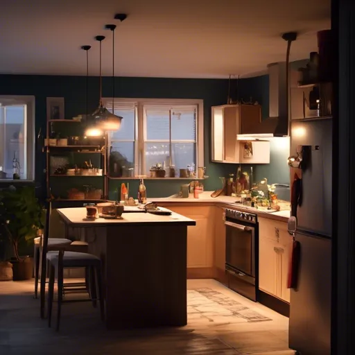 Interiérová kombinace osvětlení