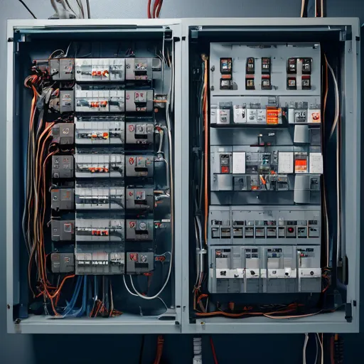 Elektrický panel řešící problém