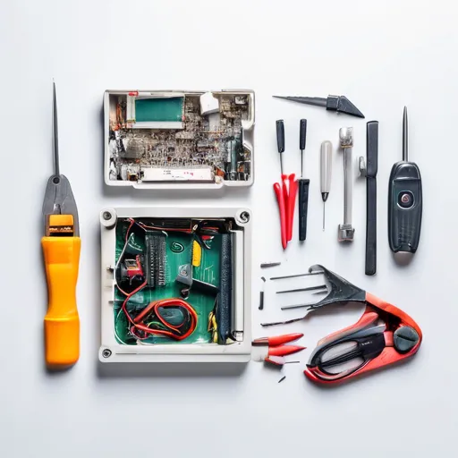 Blízký pohled na moderní klávesnici