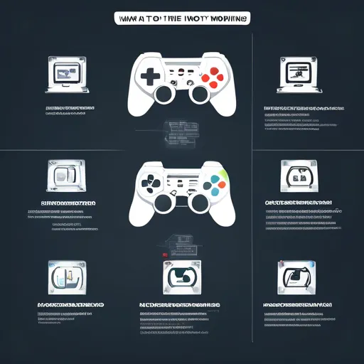 Detaily komponentov gamepadu