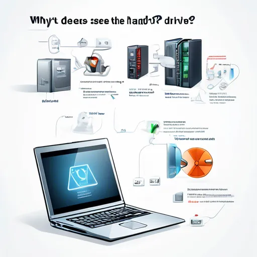 Why doesn't my laptop recognize my hard drive?