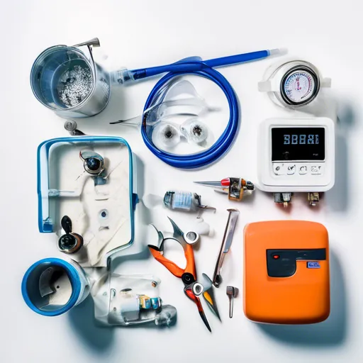 Filtru de apă modern instalat în bucătărie