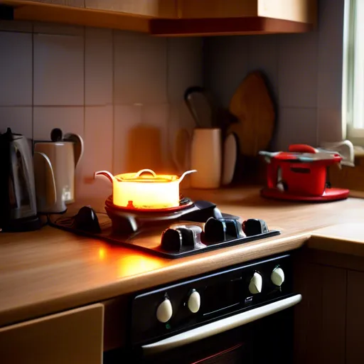 Soba electrică modernă în decor tradițional Soba electrică modernă într-un interior tradițional