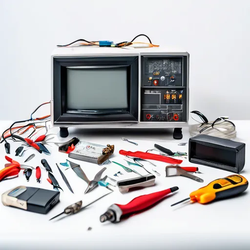 Modalità di controllo del funzionamento dell'alimentatore del televisore.