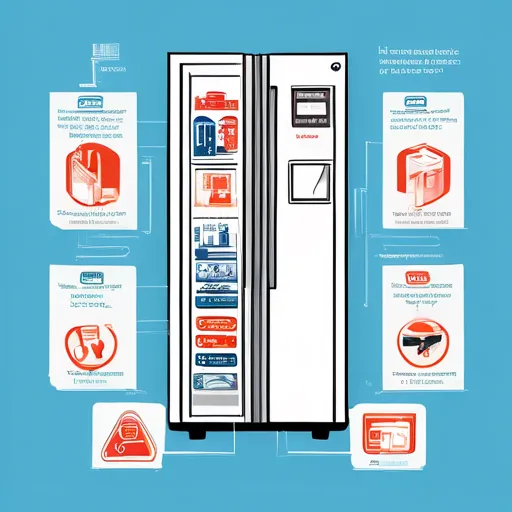 Modern inverteres hűtőszekrény Modern inverteres hűtőszekrény