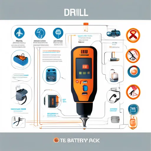 Fúró akkumulátorának belső szerkezete Fúró akkumulátorának belső szerkezete