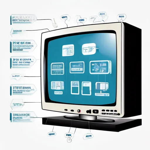 Televizní technik kontroluje USB port