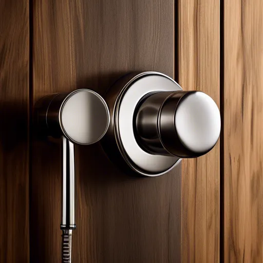 Detailreiche Duscharmatur