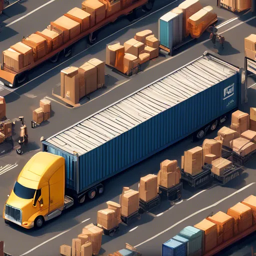 Организиране на товарни превози на голям брой дребни артикули.