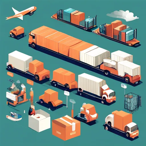 Организиране на товарни превози на голям брой дребни артикули.