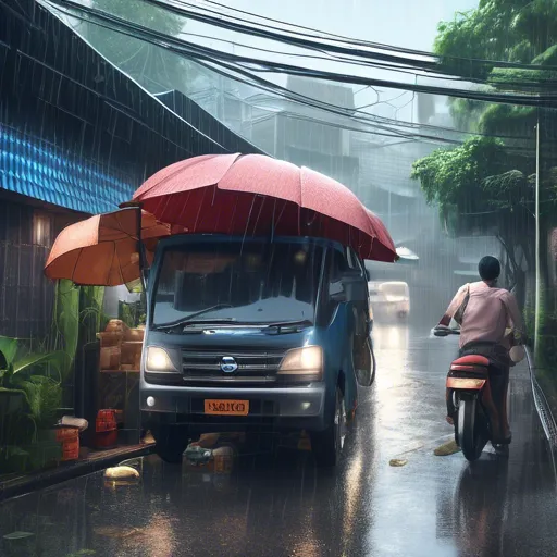 Come organizzare la consegna di beni durante la stagione delle piogge? Suggerimenti per trasportare oggetti in sicurezza quando piove