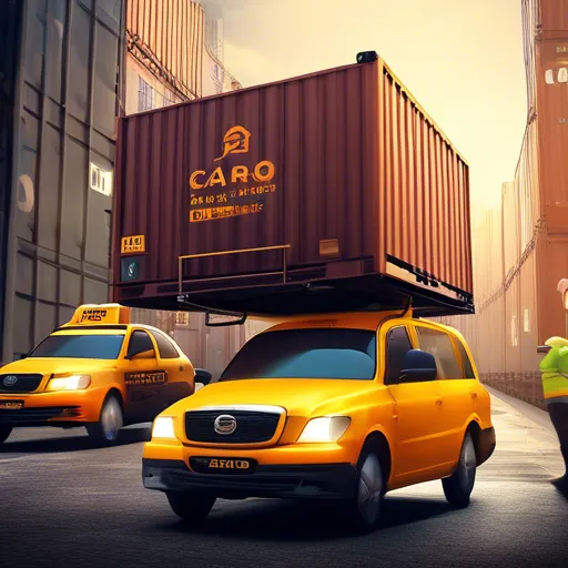 Jakie usługi oferuje taksówka towarowa w zakresie transportu dużych przedmiotów?