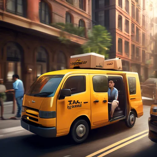 Nákladní taxi připravené ke stěhování