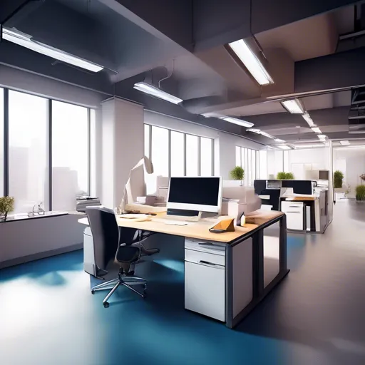 Új iroda berendezése költözés után