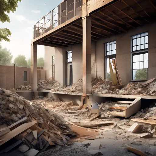 Metody usuwania odpadów budowlanych po remoncie domu.