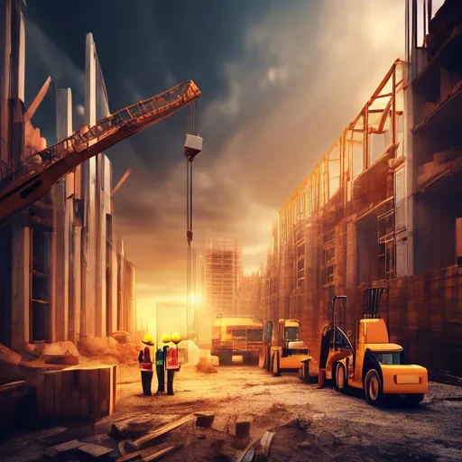 Przygotowanie placu budowy do dostawy materiałów.