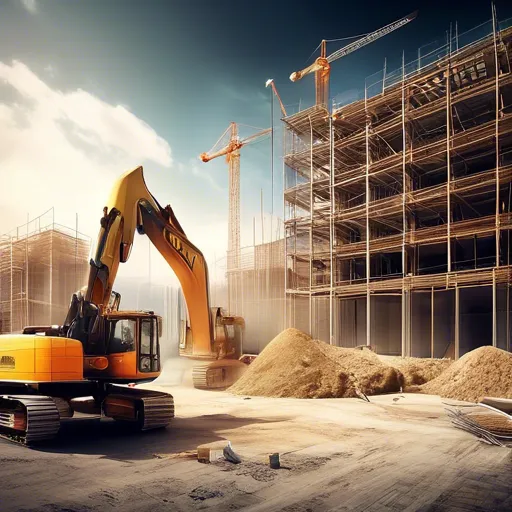 Przygotowanie placu budowy do dostawy materiałów.