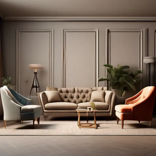 Čalouněná pohovka v balící folii