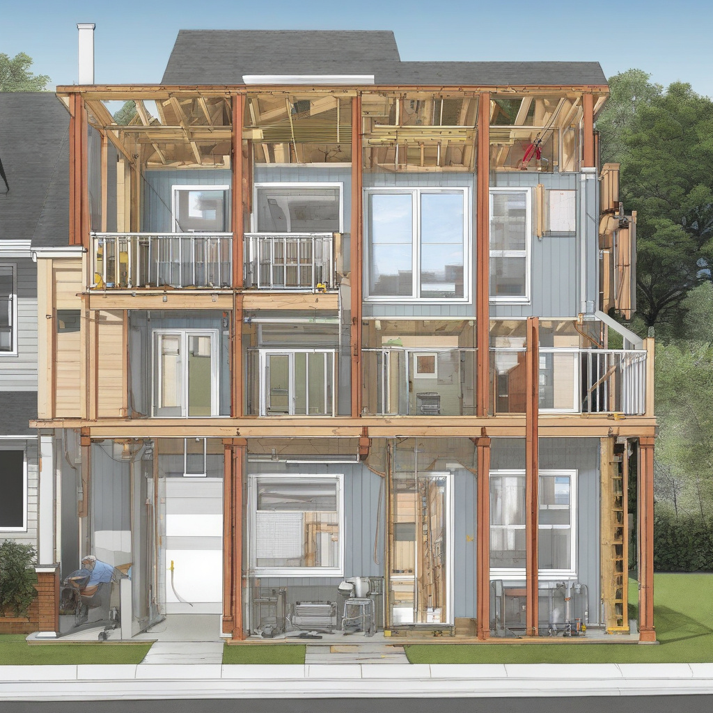 Two-story home renovation