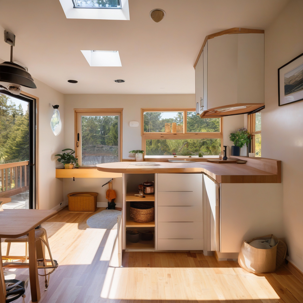 accessible ADU interiors with open floor plan