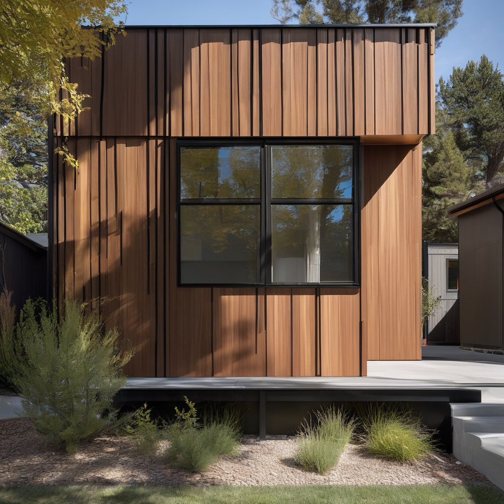 Completed ADU with backyard view