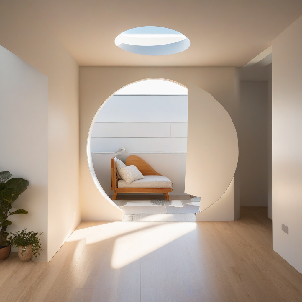 Bright and airy ADU interior