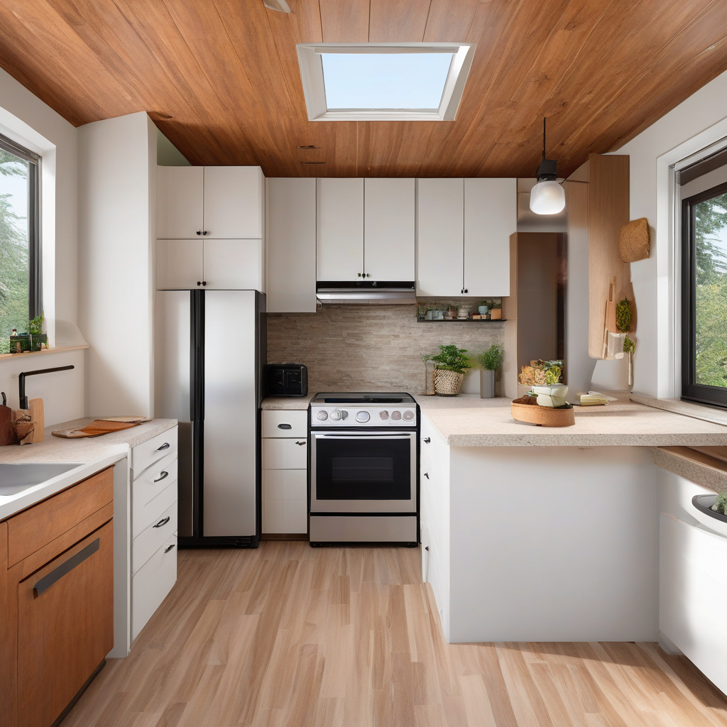 compact kitchen renovation