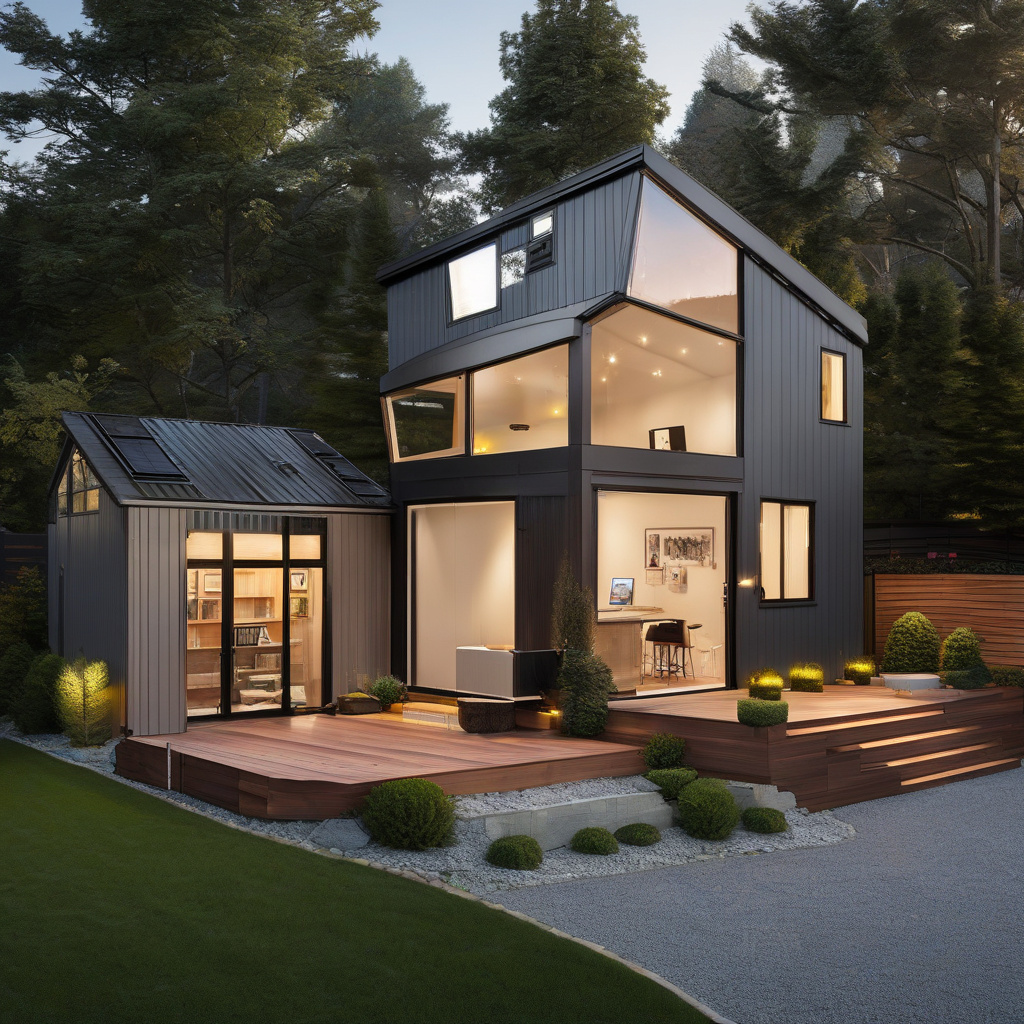 modern home office renovation