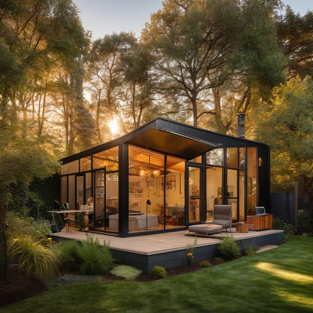 completed modern home renovation