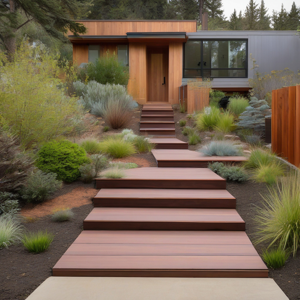 outdoor ADU space with pathway outdoor ADU space with pathway