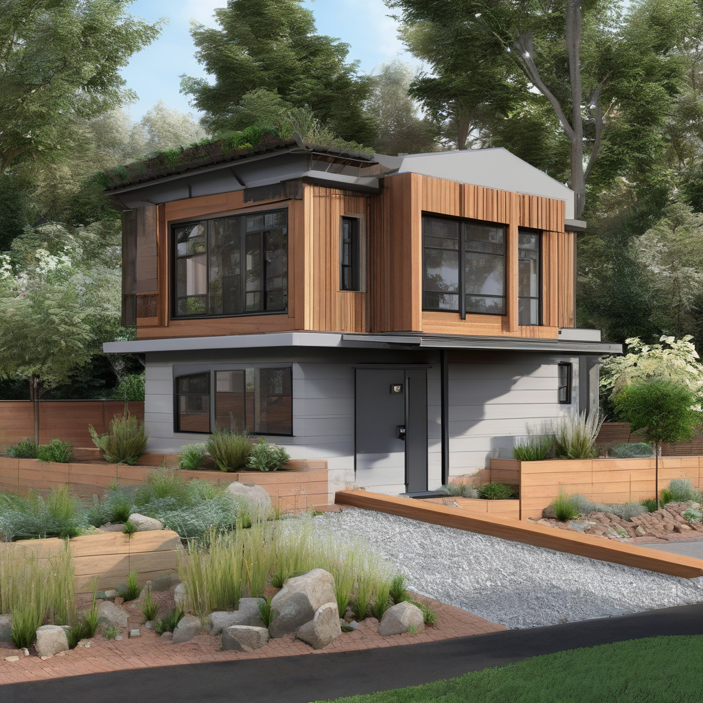 Eco-friendly renovation project in progress