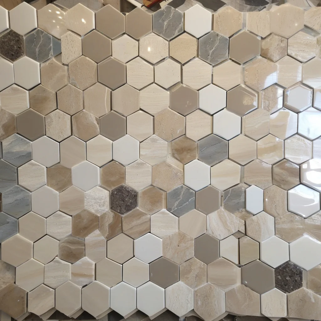 luxurious stone tile bathroom