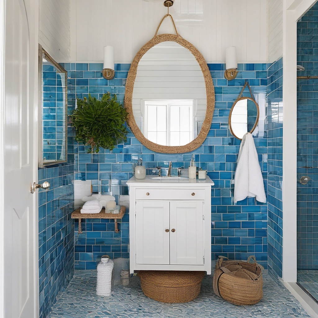 spacious airy bathroom layout