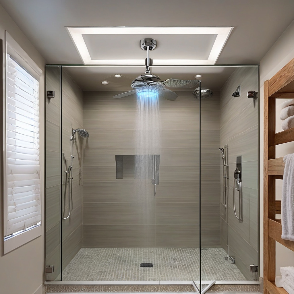 Stylish bathroom fan installation Stylish bathroom fan installation