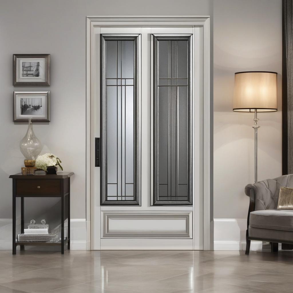 Luxurious frameless shower door