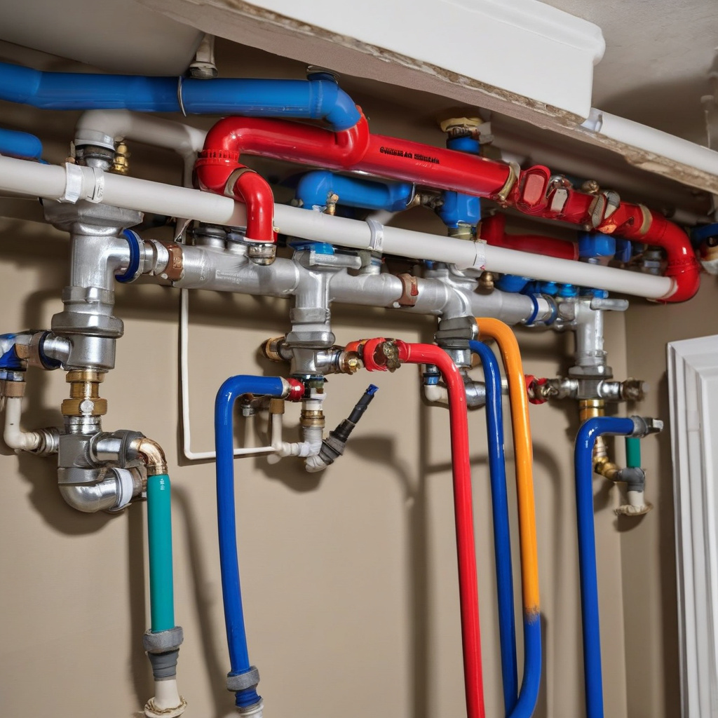 Final touches with elegant fittings in bathroom